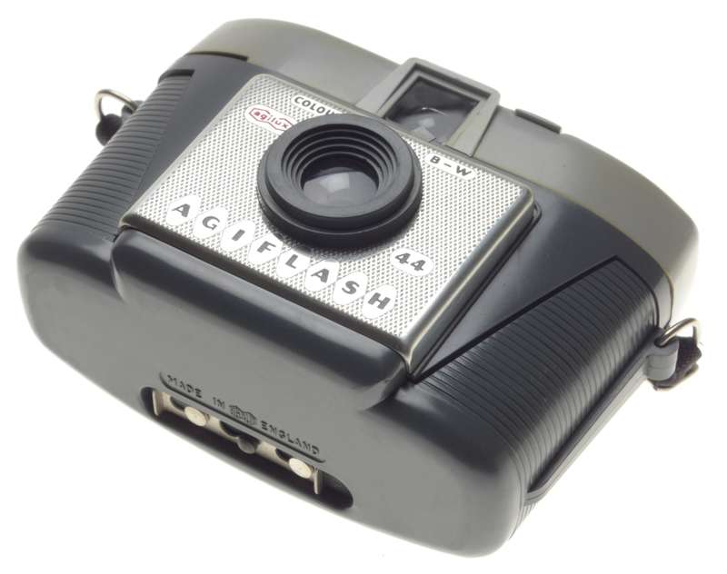 Agilux 44 Agiflash vintage film camera boxed with papers collectible condition