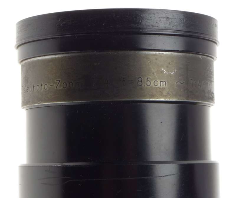 Nikon Telephoto-Zoom 1:4 f=8.5cm 1:4.5 f=25cm Nippon Kogaku rare vintage lens