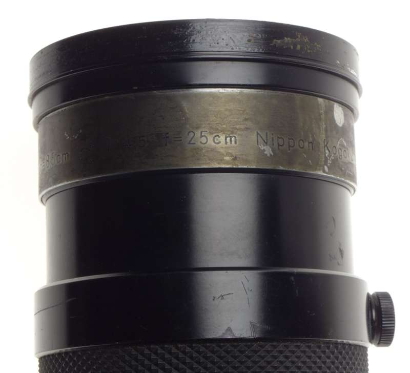 Nikon Telephoto-Zoom 1:4 f=8.5cm 1:4.5 f=25cm Nippon Kogaku rare vintage lens