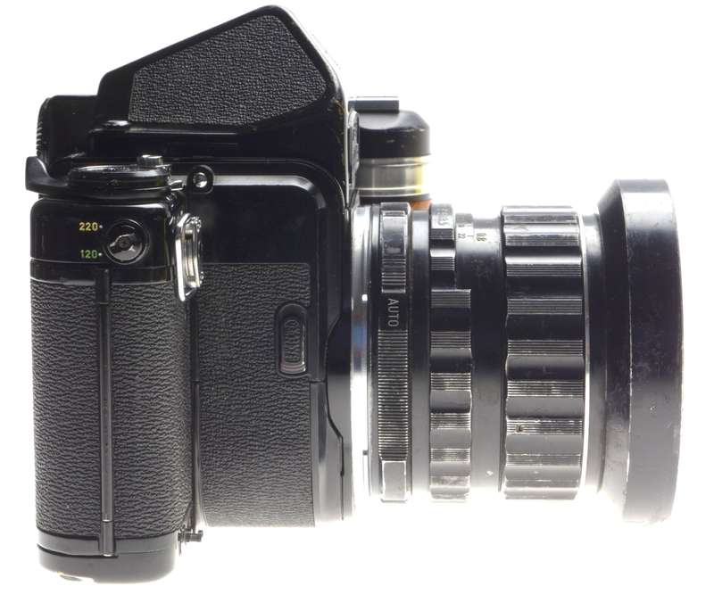 Pentax 67 complete used camera kit 6x7 medium format 4 lenses grip cases 3.5/55mm - Pentax 67