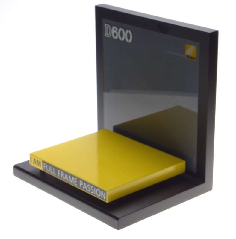 Nikon D600 Digital camera shop display stand