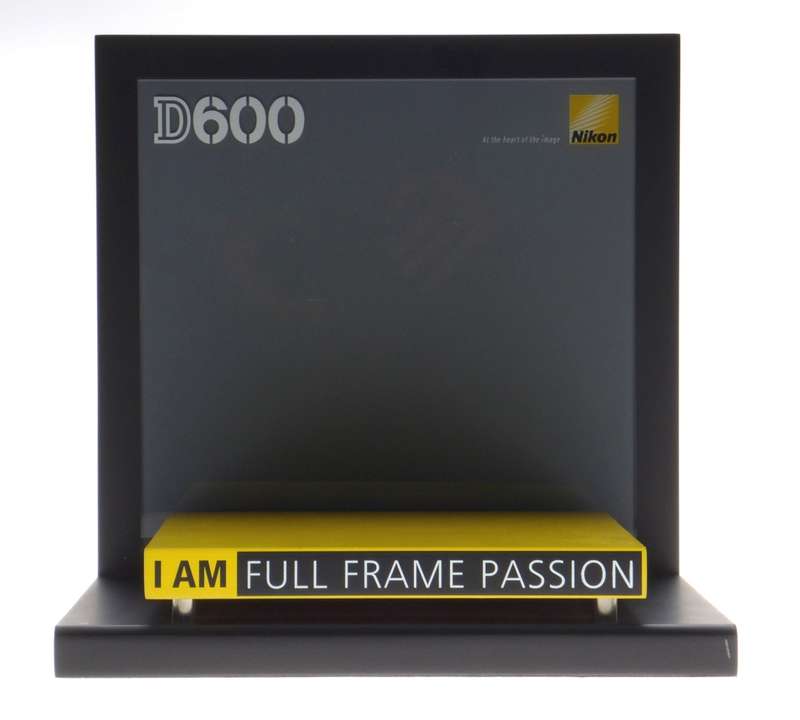 Nikon D600 Digital camera shop display stand