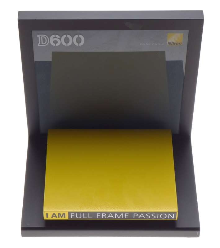 Nikon D600 Digital camera shop display stand