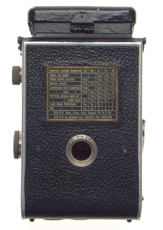 Rolleiflex Vintage classic Twin Lens Reflex TLR Zeiss Tessar 3.8 f=7,5cm leather case