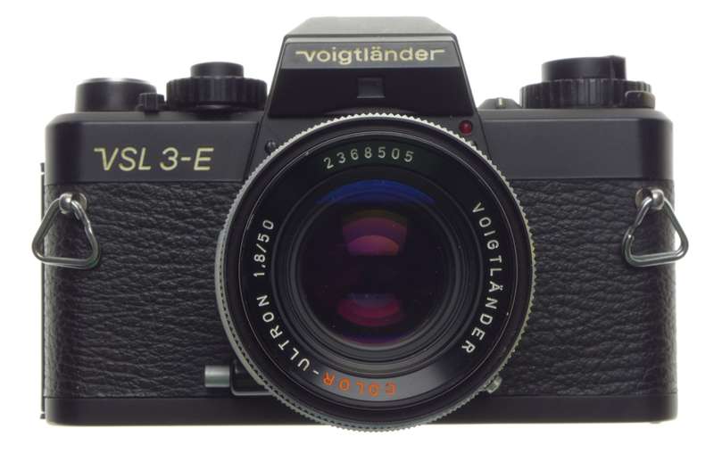 Voigtlander VSL 3-E SLR Black 35mm Film camera Color-Ultron 1.8/50mm lens f=50mm - Voigtlander