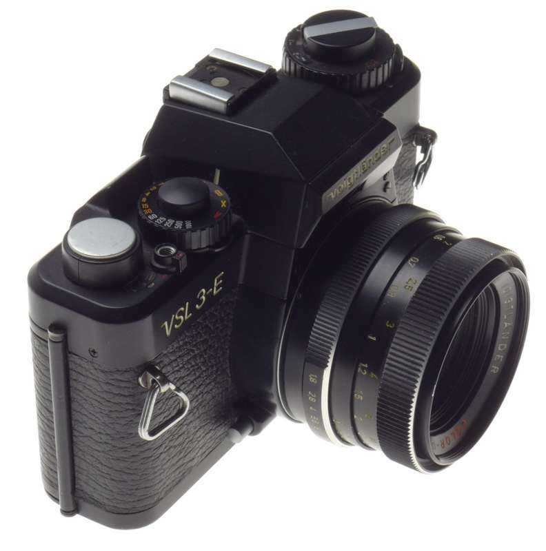 Voigtlander VSL 3-E SLR Black 35mm Film camera Color-Ultron 1.8/50mm lens f=50mm - Voigtlander