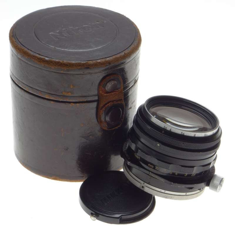 PC Nikkor 1:3.5 f=35mm Shift lens vintage SLR 35mm Nipon Kogaku 3.5/35mm cased