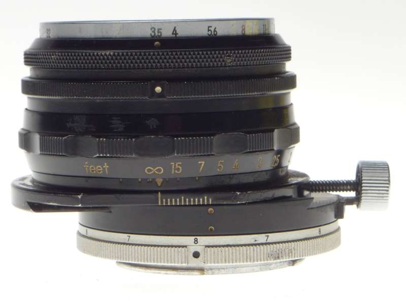 PC Nikkor 1:3.5 f=35mm Shift lens vintage SLR 35mm Nipon Kogaku 3.5/35mm cased