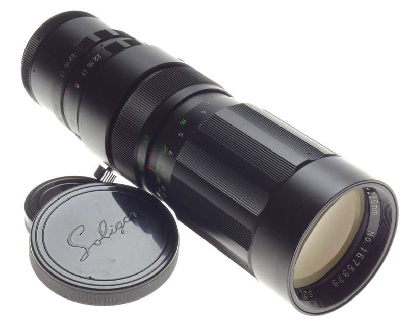 Soligor Auto Zoom 1:4.5 f90-230mm fit M42 mount SLR 35mm film camera