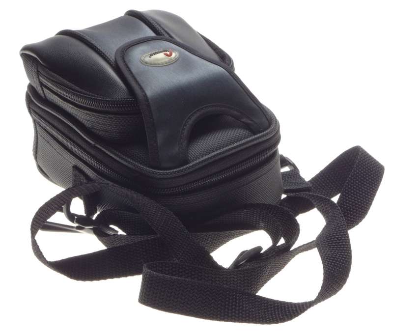 Lowepro compact zip lock camera case with shoulder neck strap TX20
