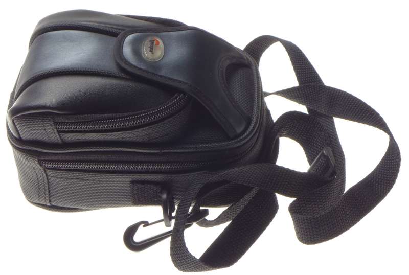 Lowepro compact zip lock camera case with shoulder neck strap TX20