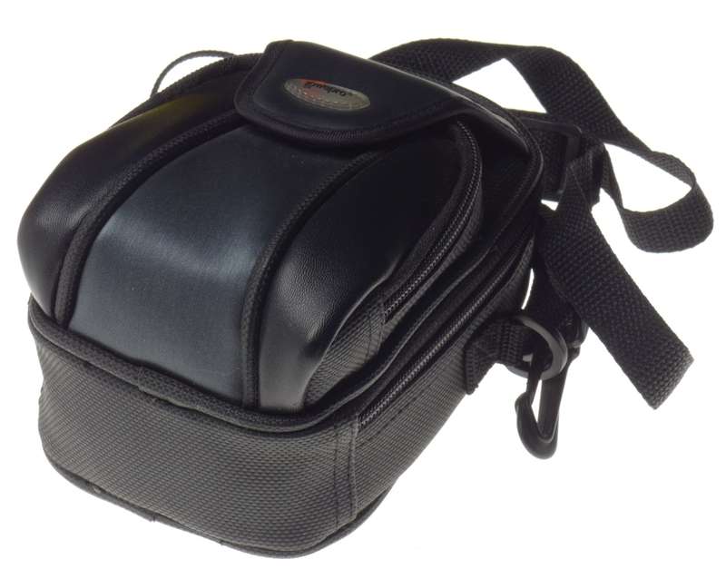 Lowepro compact zip lock camera case with shoulder neck strap TX20