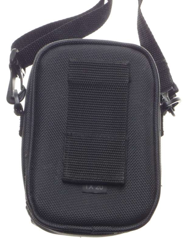 Lowepro compact zip lock camera case with shoulder neck strap TX20