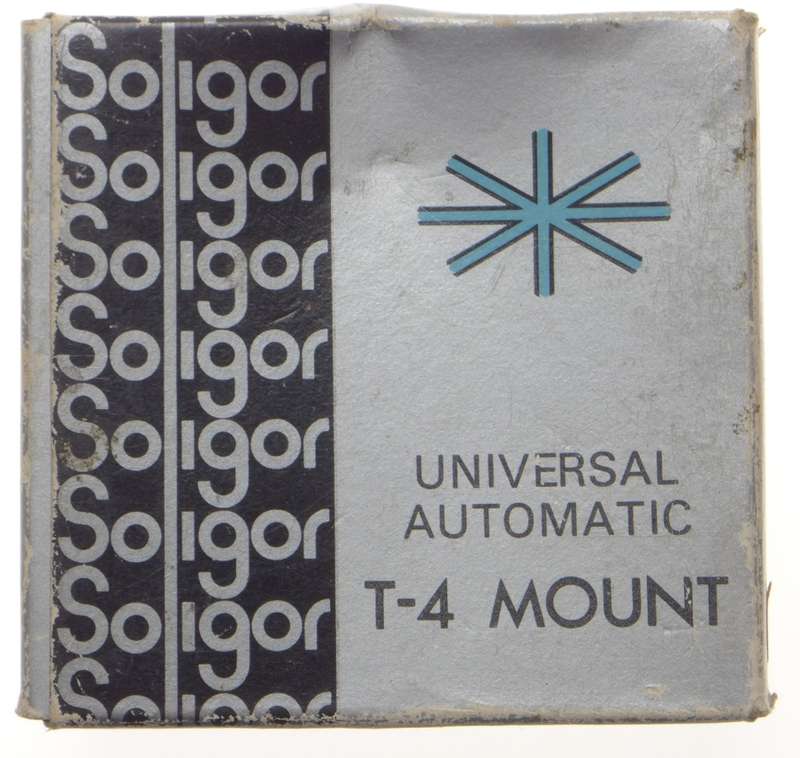 MIR Universal Automatic T-4 SLR 35mm camera lens mount adapter boxed Miranda SE