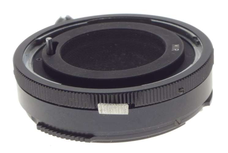 MIR Universal Automatic T-4 SLR 35mm camera lens mount adapter boxed Miranda SE