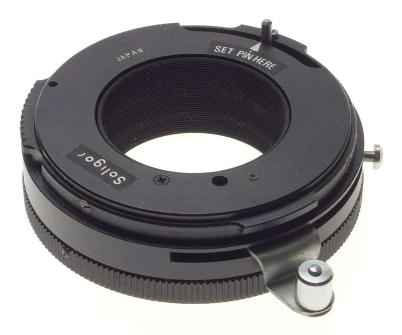 MIR Universal Automatic T-4 SLR 35mm camera lens mount adapter boxed Miranda SE
