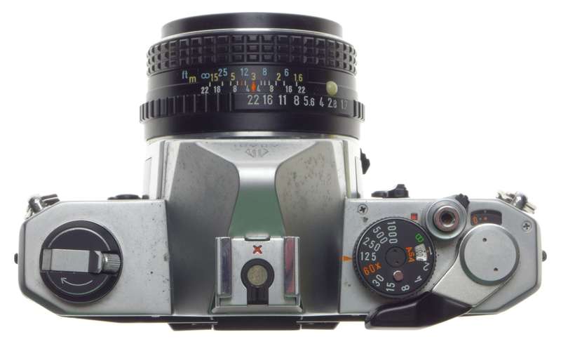 Pentax MX SLR 35mm film camera vintage SMC Pentax-M 1.7 f=50mm lens 1.7/50 - Pentax