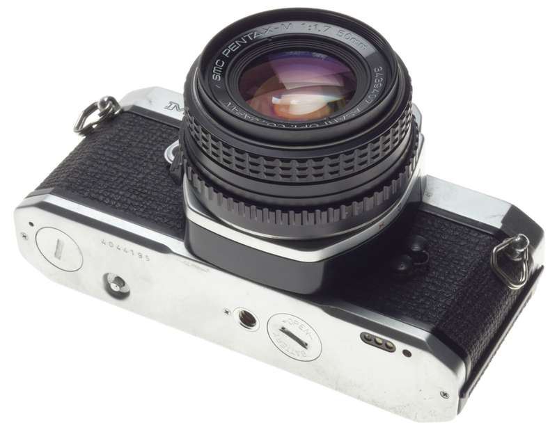 Pentax MX SLR 35mm film camera vintage SMC Pentax-M 1.7 f=50mm lens 1.7/50 - Pentax