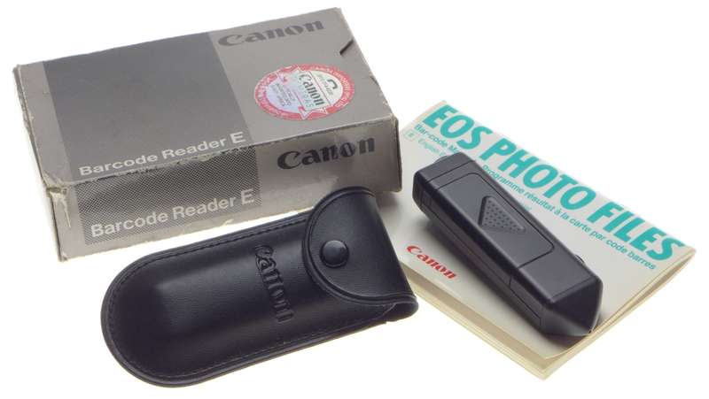 Canon EOS bar code reader E boxed with manual and pouch excellent condition - Canon