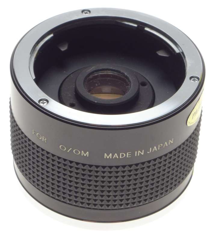 Olympus OM Vivitar MC 75-205mm 2x matched Multiplier lens adapter mount cased