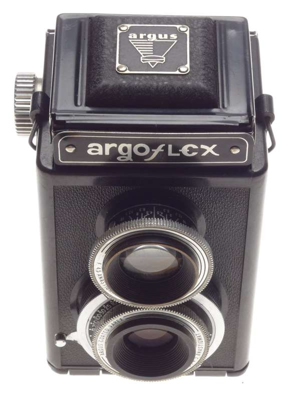 ARGOFLEX TLR Vintage retro film camera 4,5/75mm Rolleiflex Type Cased
