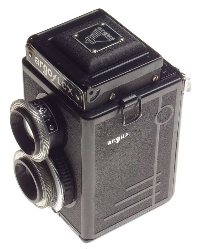 ARGOFLEX TLR Vintage retro film camera 4,5/75mm Rolleiflex Type Cased