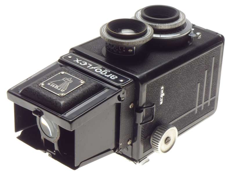 ARGOFLEX TLR Vintage retro film camera 4,5/75mm Rolleiflex Type Cased