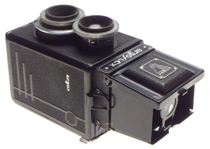 ARGOFLEX TLR Vintage retro film camera 4,5/75mm Rolleiflex Type Cased