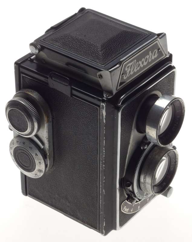 Rare FLEXORA TLR Ennagon 3.5 f=75mm C Lens Vintage Film Camera
