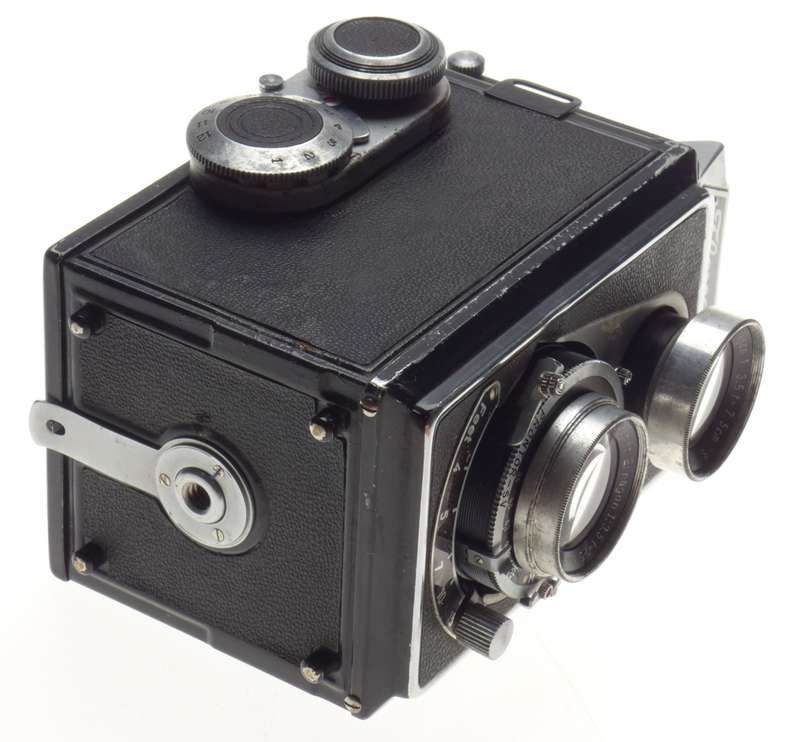 Rare FLEXORA TLR Ennagon 3.5 f=75mm C Lens Vintage Film Camera
