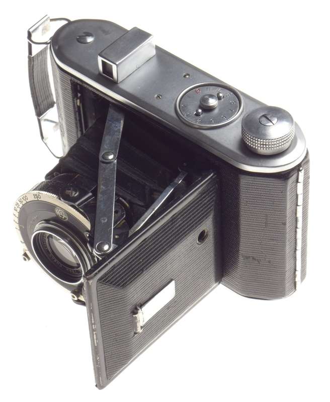 ENSIGN 75mm Ensar Anastigmat F4.5 Compur folding film camera