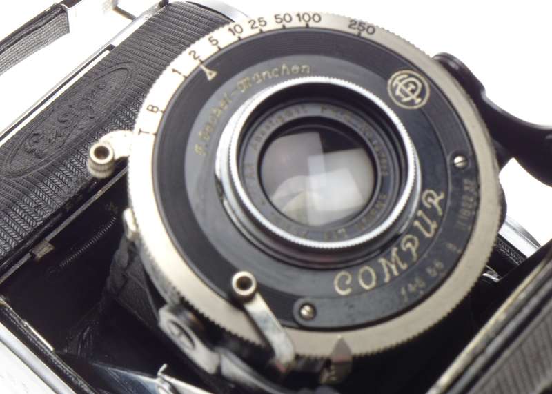 ENSIGN 75mm Ensar Anastigmat F4.5 Compur folding film camera