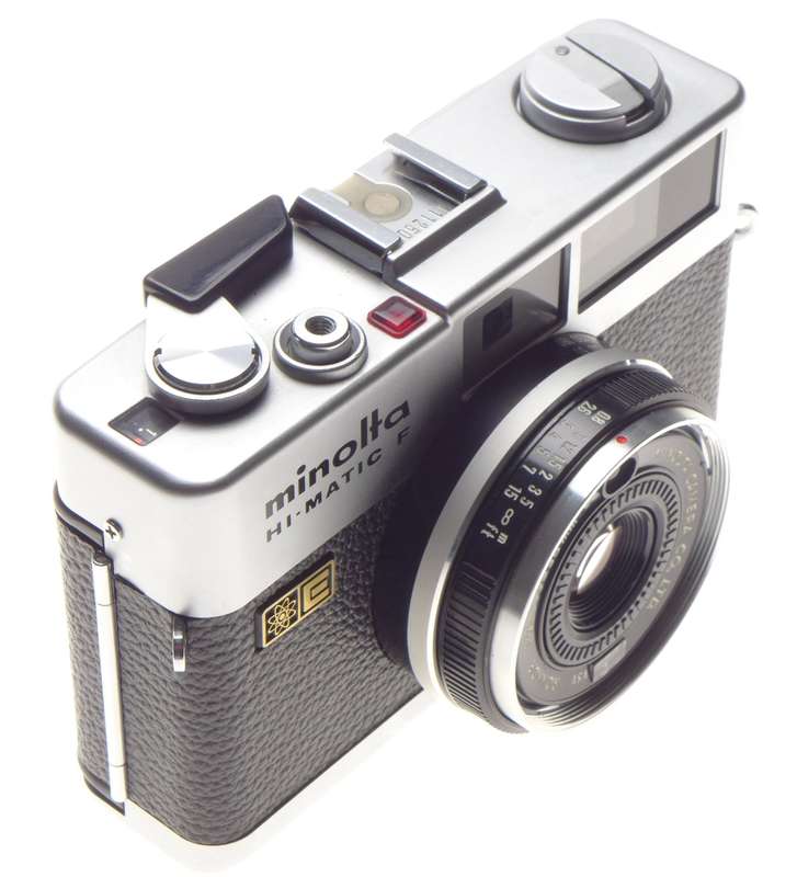 Minolta Hi-Matic F Shooter 2.7 f=38mm ROKKOR cased film camera - Minolta