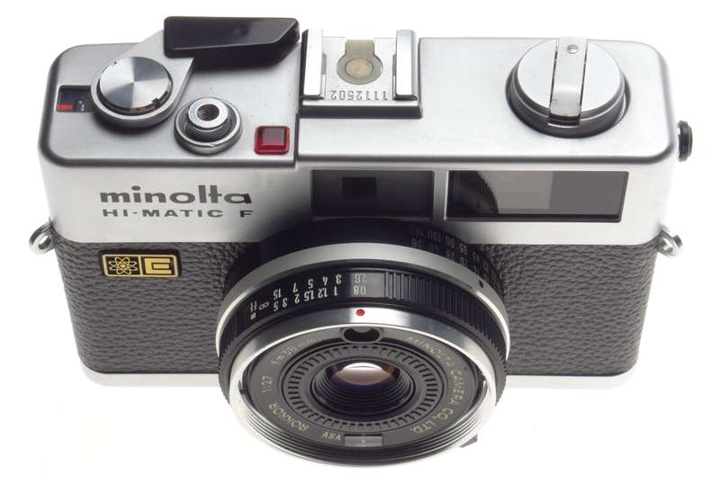 Minolta Hi-Matic F Shooter 2.7 f=38mm ROKKOR cased film camera - Minolta
