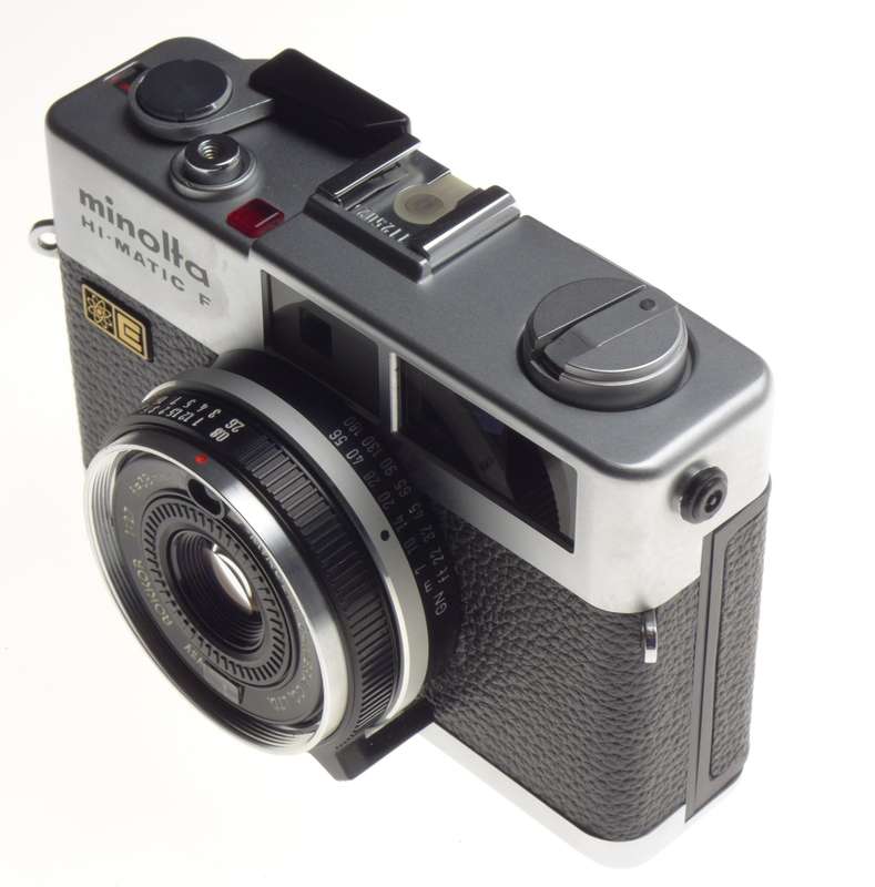 Minolta Hi-Matic F Shooter 2.7 f=38mm ROKKOR cased film camera - Minolta