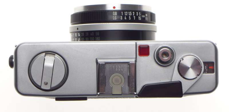 Minolta Hi-Matic F Shooter 2.7 f=38mm ROKKOR cased film camera - Minolta