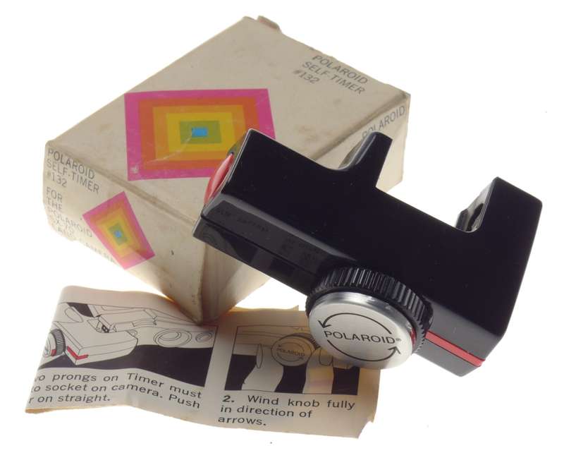 Polaroid Self Timer #132 Boxed instructions |instant camera - Polaroid