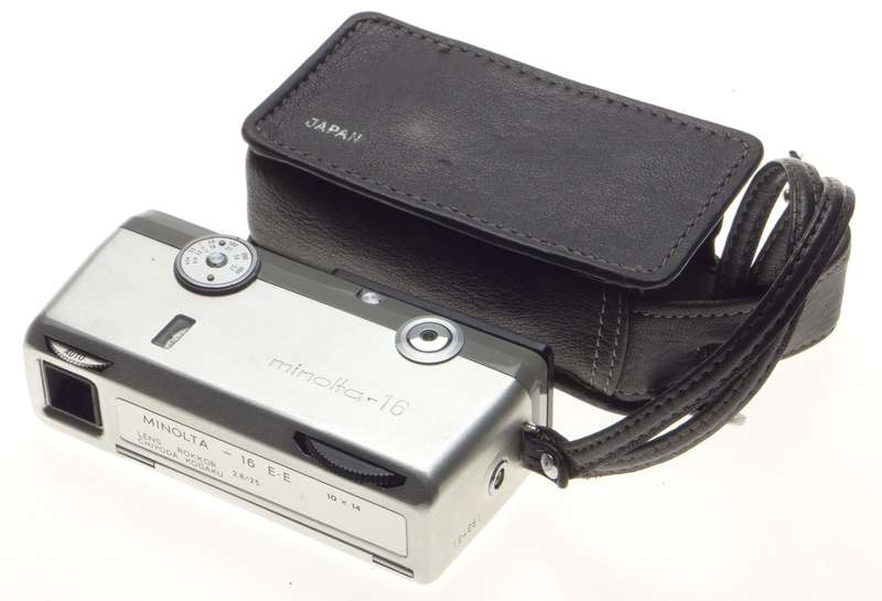 Minolta-16 ND4x Sub Miniature spy film camera Rokkor 2.8/28