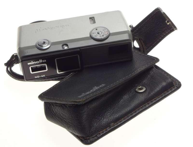 Minolta-16 ND4x Sub Miniature spy film camera Rokkor 2.8/28