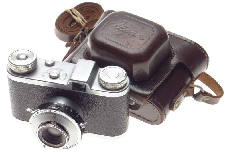 Mint Leather case Prontor Jlling Jlitar 1:3.5 f=4,5cm Iloca Vintage 35mm film camera