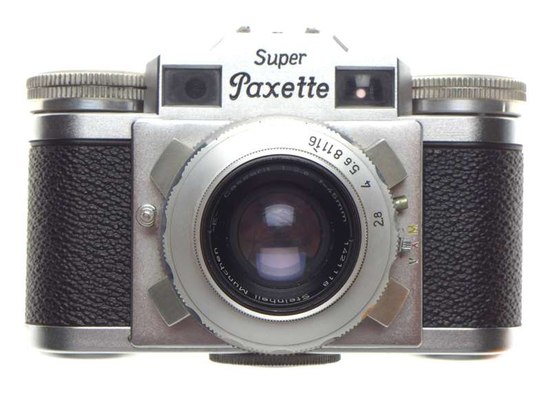 Super Paxette Vintage film classic camera cased EXCELLENT - Paxette