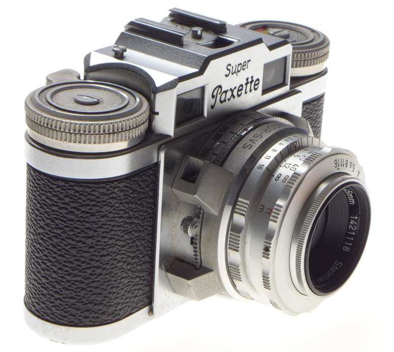 Super Paxette Vintage film classic camera cased EXCELLENT - Paxette
