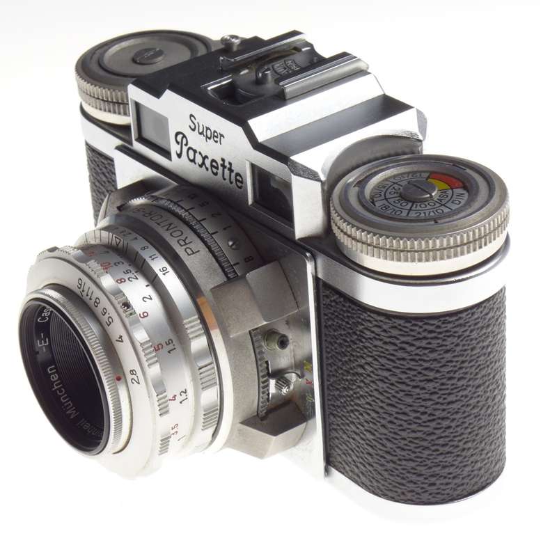 Super Paxette Vintage film classic camera cased EXCELLENT - Paxette