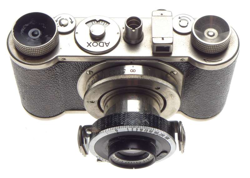 Steinheil Casar 3.5 f=5cm ADOX collapsible lens Vintage camera