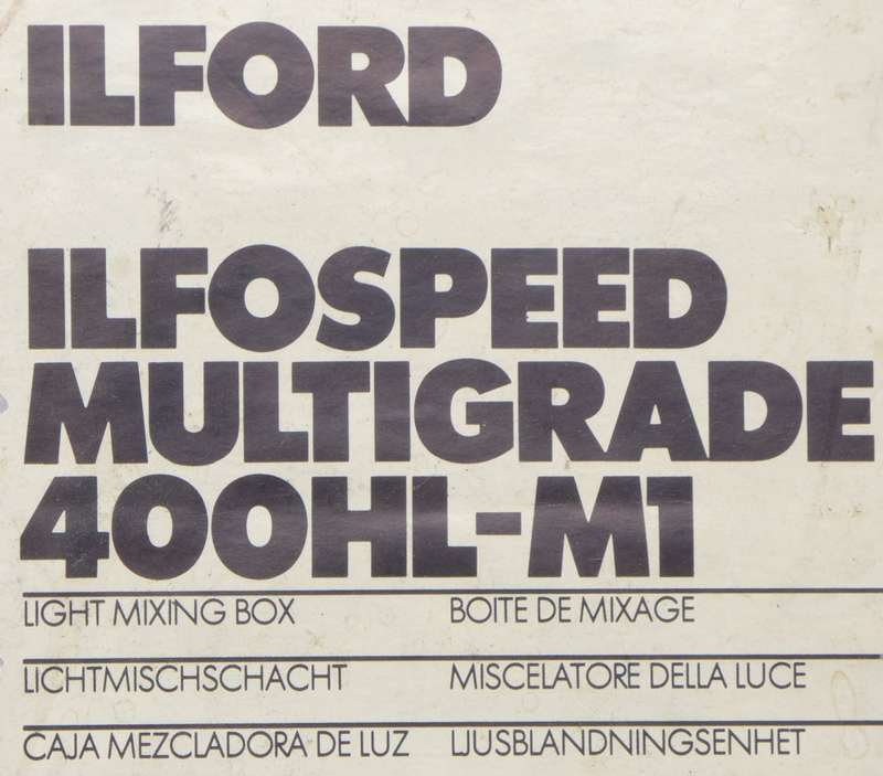 ILFORD Lopseed Multigrade 400HL-M1 Light Mixing Box