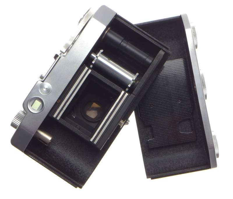 Pax Ruby Boxed Sub Miniature camera case and manual