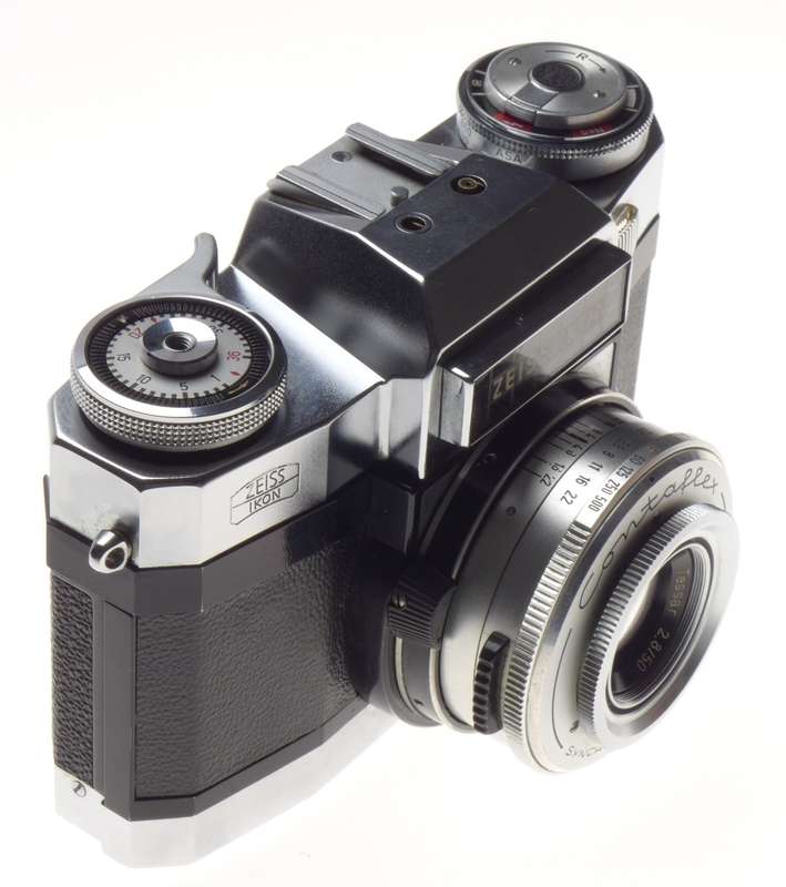 Contaflex Zeiss Ikon SLR Vintage film camera Tessar 2.8/50