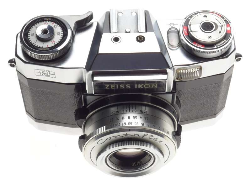 Contaflex Zeiss Ikon SLR Vintage film camera Tessar 2.8/50