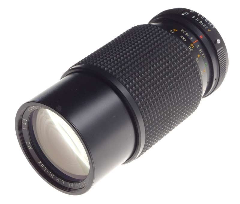 PROMURA C.P Hi-Lux 1:4.5 f=70-210mm Vintage lens kit case filter