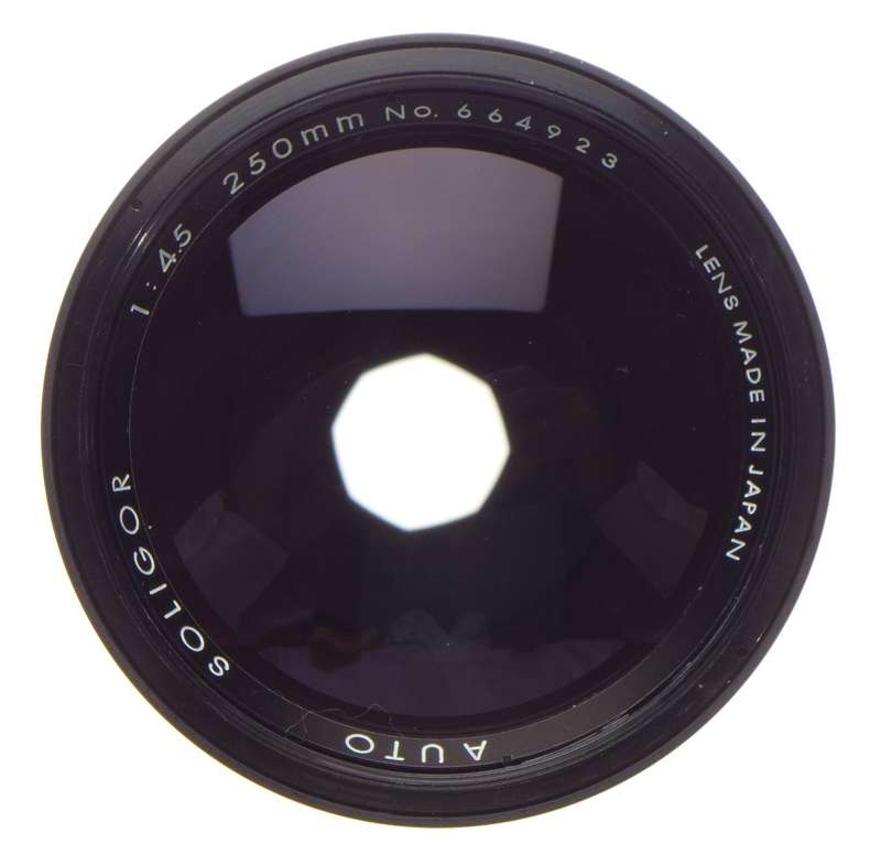 Soligor 1:4.5 f=250mm Auto Prime SLR camera lens caps filter